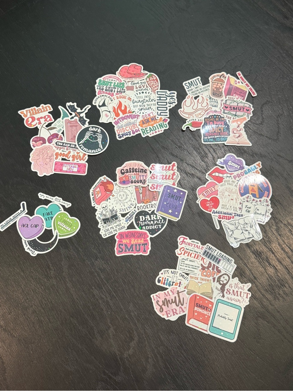 Sticker Lot Vinyl Stickers Smut Romance Reading